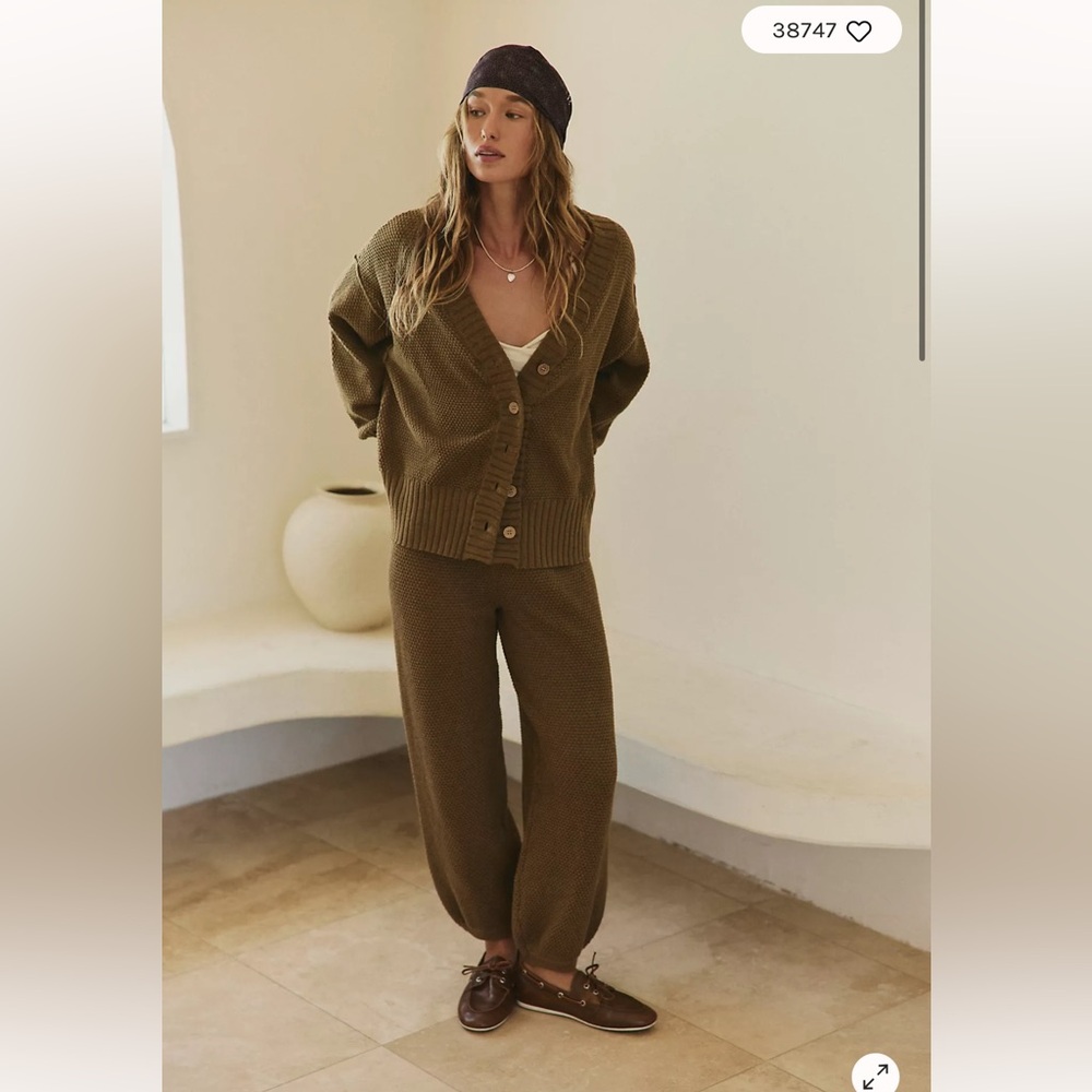 Free People Hailee Cardi Sweater Set